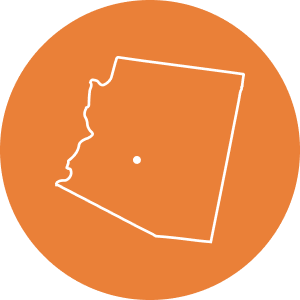 AZ orange circle
